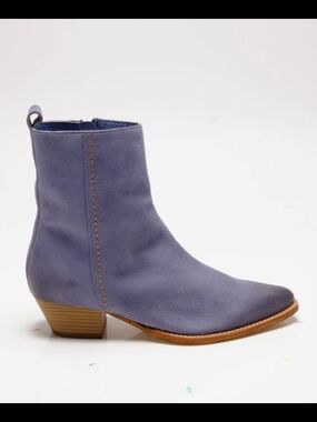 Free People Lavender Suede Ankle Booties